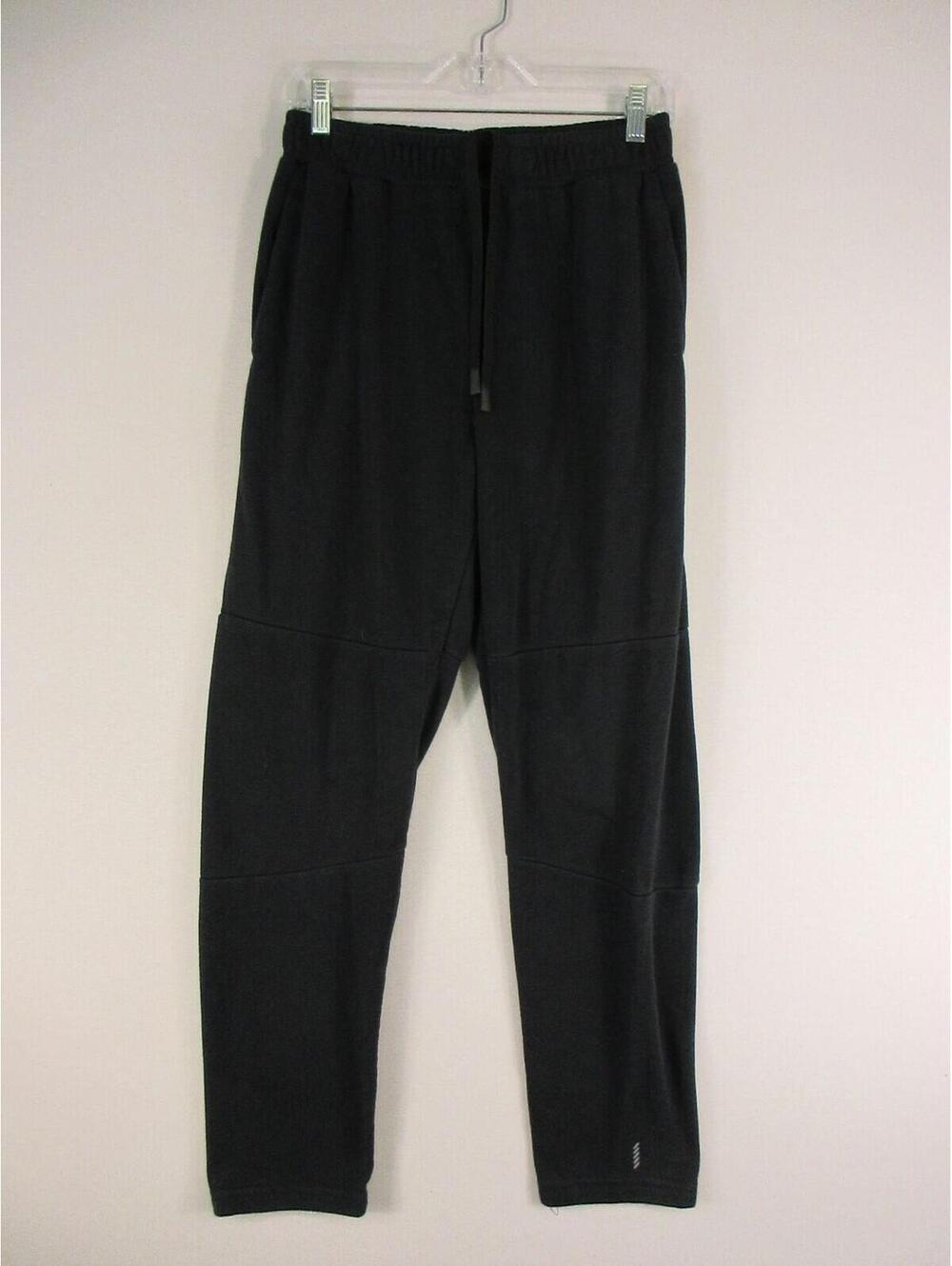 Balance Collection Sweatpants Mens S Black Jogger Fleece Lined Drawstring Casual